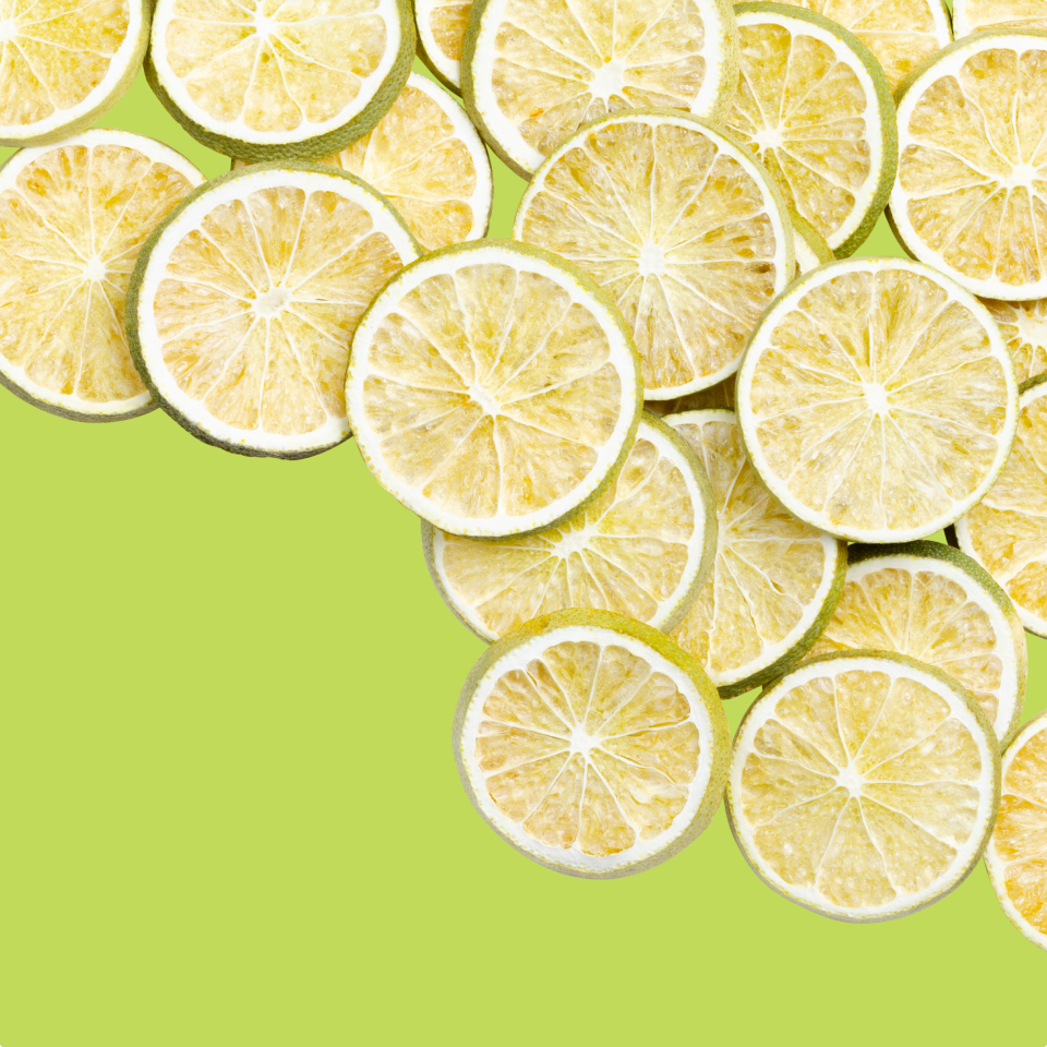 Freeze-dried lime ingredients