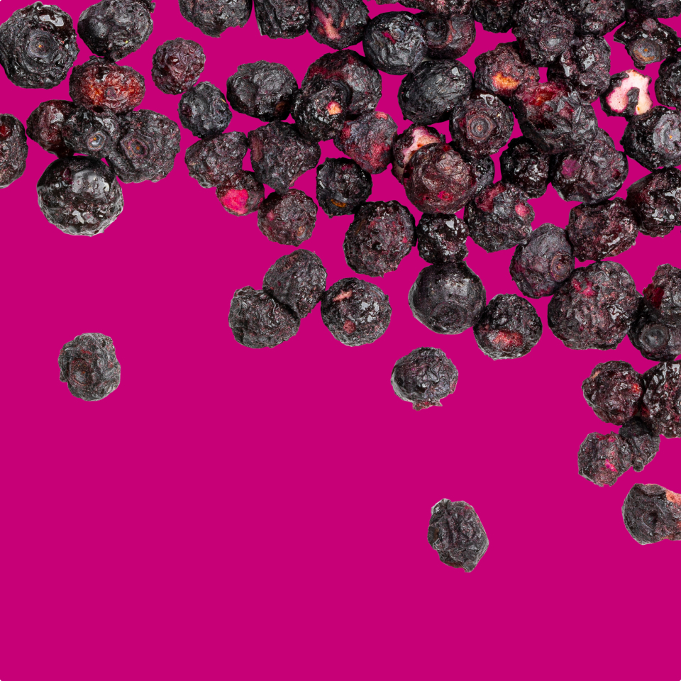 Freeze-dried blueberry ingredients